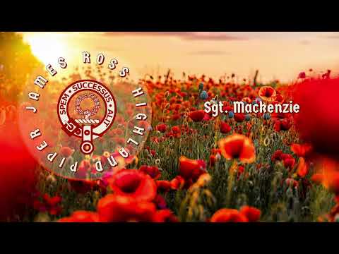 Sgt MacKenzie on the Bagpipes