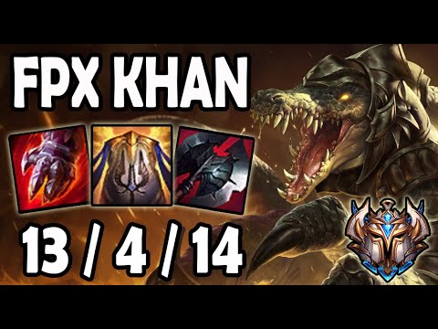 Renekton vs Lucian [ FPX Khan ] Lol Challenger Korea