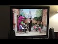 Barney Friends Barney Kids Maurice And French Loaf Bread And Red Bag And Maurice Leave France 199
