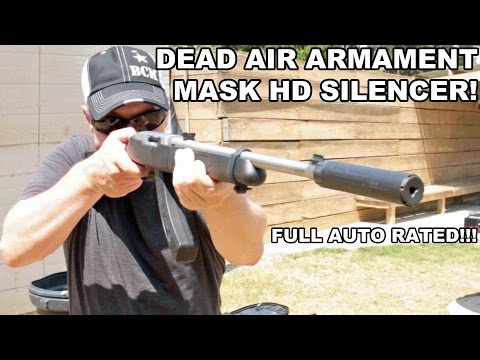 Dead Air Mask HD Silencer! Bolt Gun Rock Star