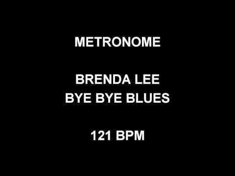 METRONOME 121 BPM Brenda Lee BYE BYE BLUES