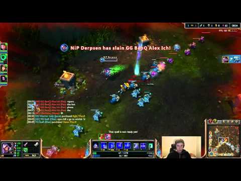 Bjergsen vs Alex ich   Talon vs Fizz  mid