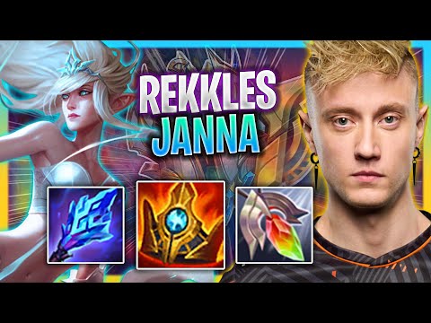 REKKLES IS SO GOOD WITH JANNA! | FNC Rekkles Plays Janna Support vs Taric!  Season 2023