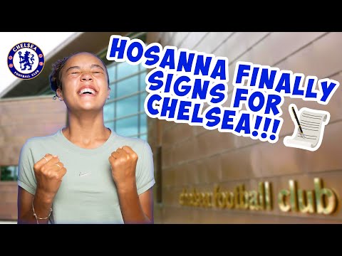 SURPRISING HOSANNA WITH NEWS THAT SHE'S SIGNING FOR CHELSEA WOMENS ACADEMY!!!🔵⚽️🥳