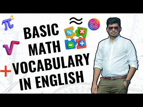 Maths Symbols & Equations ||  Basic MATH vocabulary in English || Basic Math || MB Smart Academy.