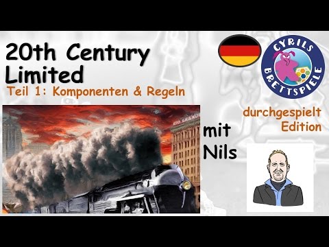 Cyrils Brettspiele - 20th Century Limited Brettspiel (S73E01) - ein komplettes Spiel