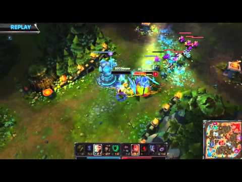(2014 Spring) EU LCS W1D2: ROC vs MIL - Riven vs Shyvana