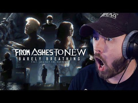From Ashes To New ft. Chrissy from Against The Current - Barely Breathing REACTION