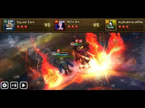G3 SIEGE (EU S4): Squad Zero vs N3w3ra vs AlphaUnicoRRn + my monster box (Summoners War)
