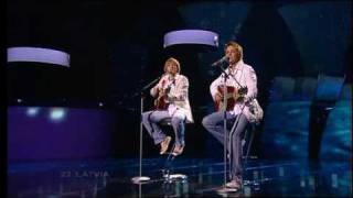 Eurovision 2005 Final 23 Latvia *Walters & Kazha* *The War Is Not Over* 16:9 HQ