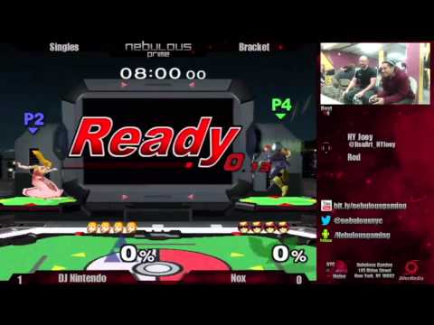 Nebulous Prime Melee #27 - DJ Nintendo (Falco, Sheik) vs Nox (Captain Falcon)