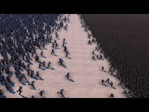 20000 THANOS vs 20000 CHUCK NORRIS - Ultimate Epic Battle Simulator