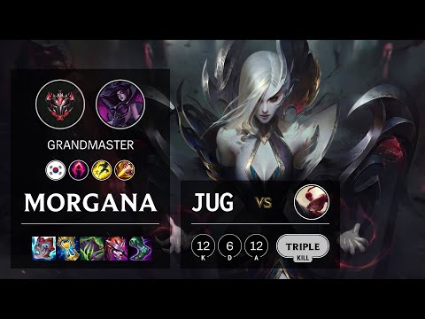 Morgana Jungle vs Lee Sin - KR Grandmaster Patch 11.18