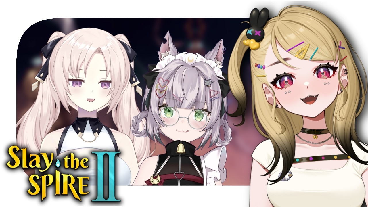 YAASS QUEENIES SUHLAAYY w/ @IkuHoshifuri & @NakiKamizuki   !!! 【Slay the Spire 2】