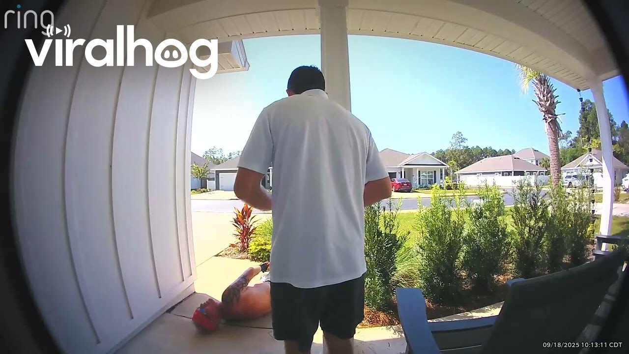 Roller Blading Steve Still Wants To Talk Cars || ViralHog