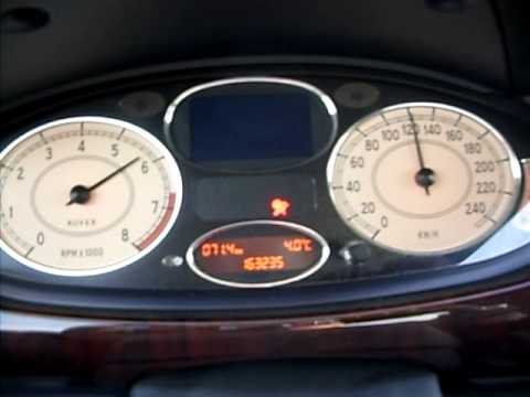 Rover 75 2.0 V6 acceleration 0-100 mph 0-160 kmh