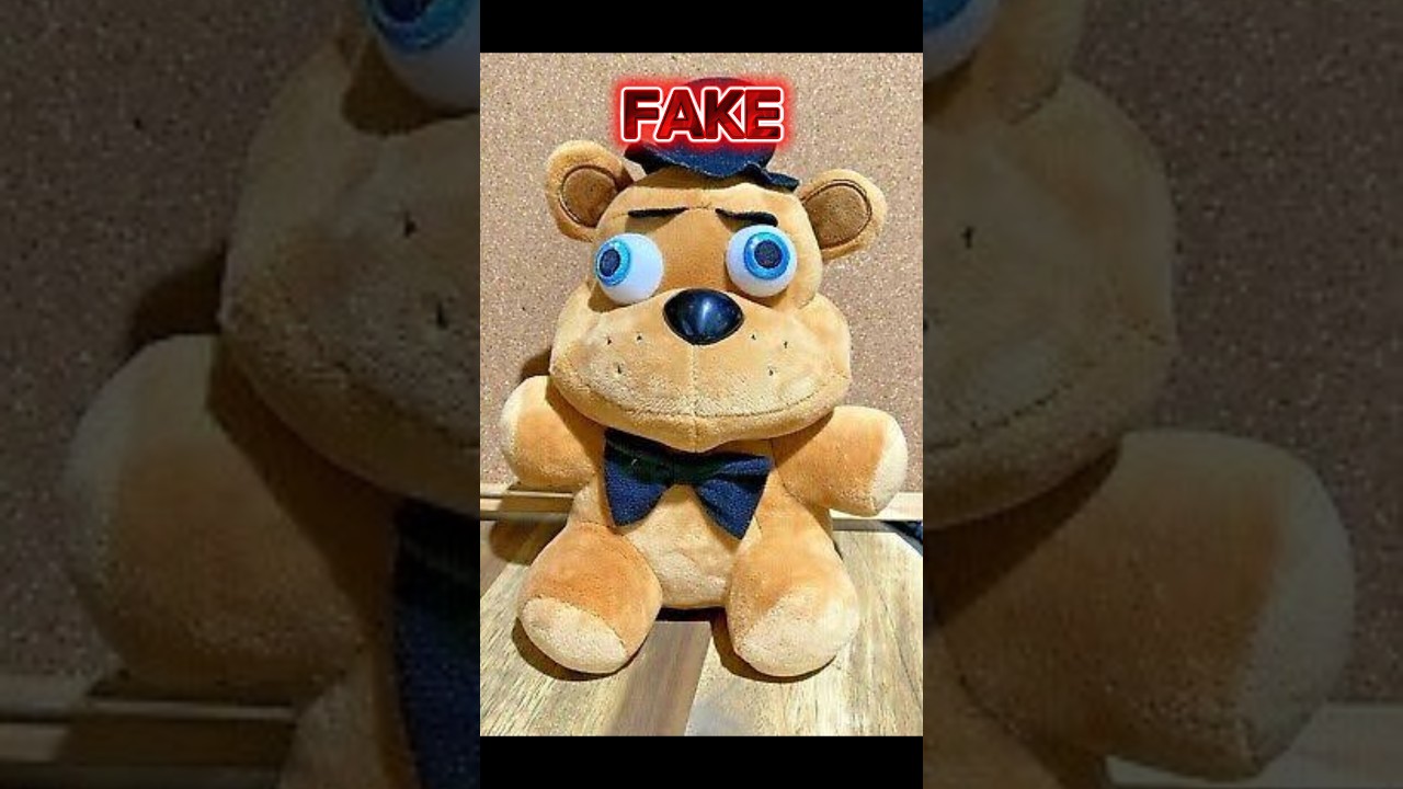 Real VS Fake Fnaf Bootleg Merch (Freddy Fazbear)