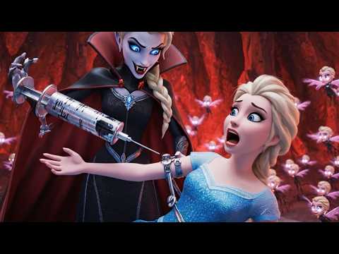 🧪 S.O.S! Vampire Elsa’s Crazy Experiment 🩸 Can Anna Save Her in Time? ❄️🔥 Frozen Horror Story
