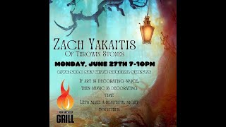 Zach Yakaitis (of Throwin Stones) Live-looping & Acoustic 'Solo' Set | New American Grill | 6.27.22