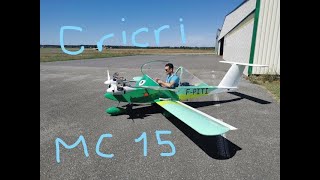 Air to air Acrobatic test F-PITI Cricri MC15 Essais Voltige F PITI