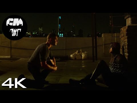 "One Bad Day Away From Being Me" - The Punisher & Daredevil Rooftop Scene | Daredevil S2E3 (4K)