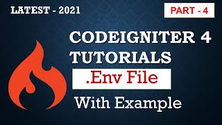 .Env file configurations in codeigniter 4 | Codeigniter 4 Tutorials part 4