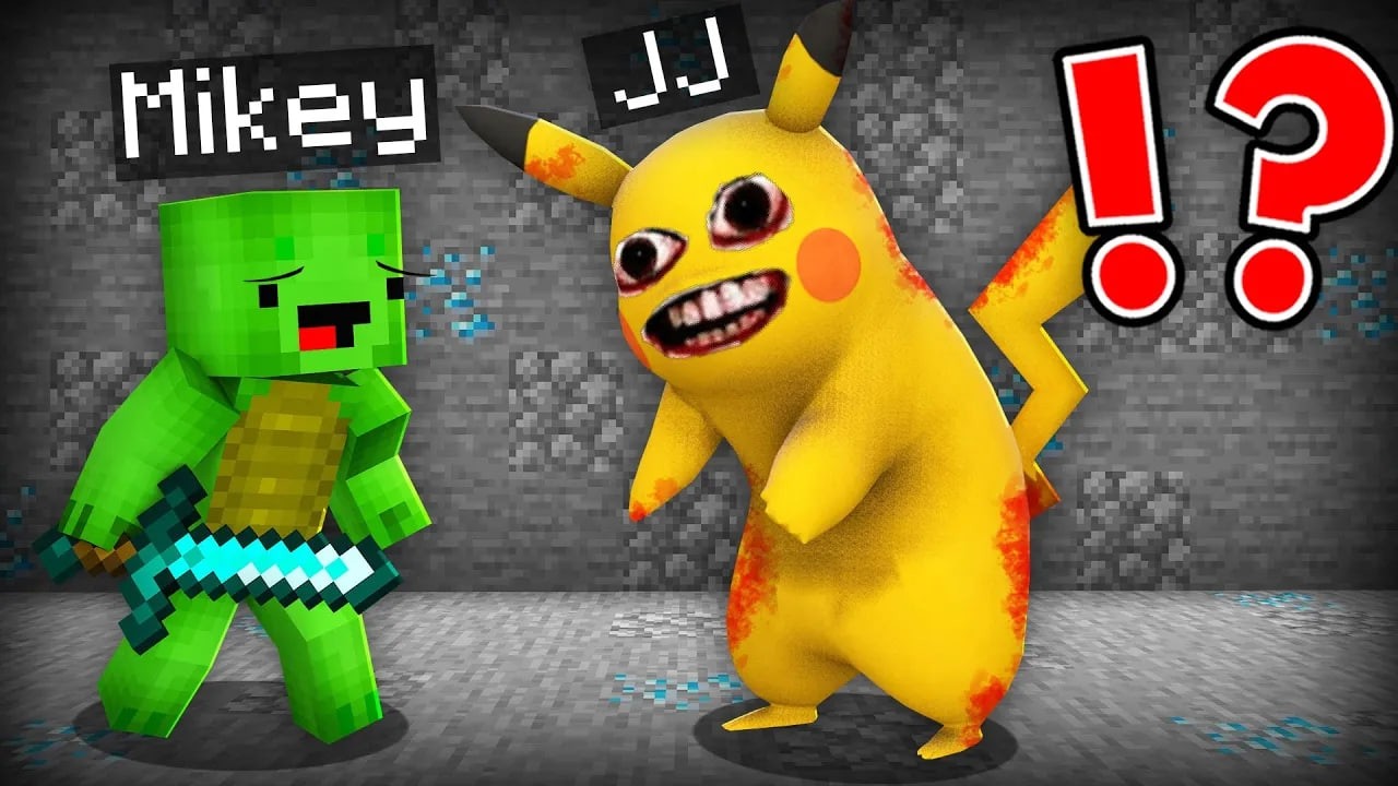 まいぜんがMinecraftで役に立つ怖いピカチュウとしてマイキーにいたずらを