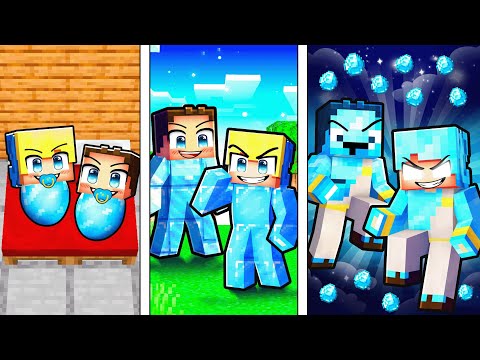 Ukri und Billy vom Baby bis zum unsterblichen Diamant in Minecraft!