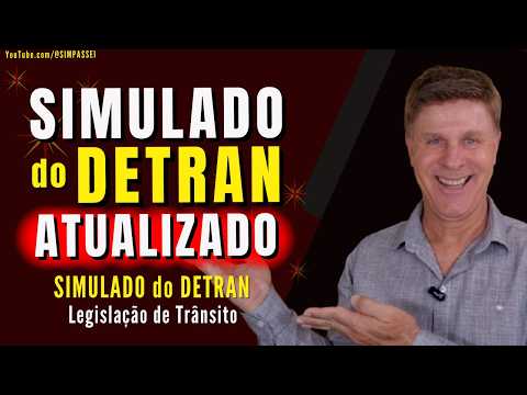 New DETRAN exam 2026. Official DETRAN practice test. Most frequently asked questions.