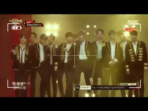 [171231] Wanna One Opening MBC Gayo Daeju 2017 (Daniel Rap part)