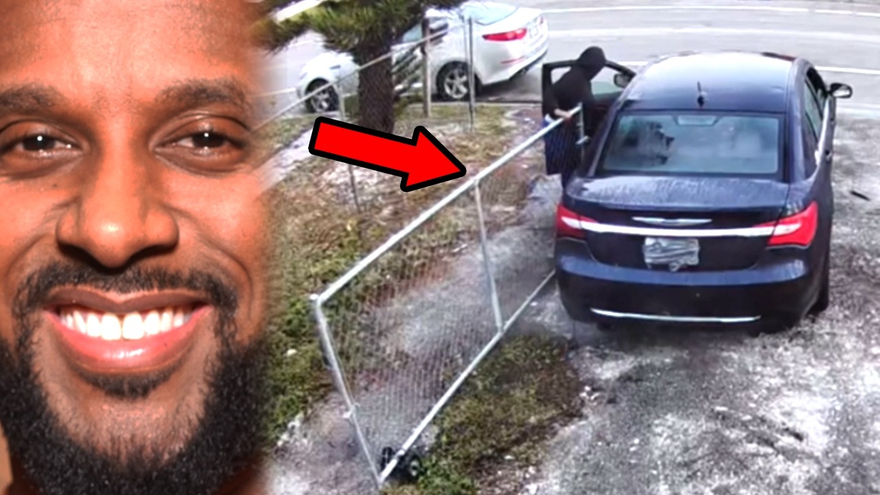 Caught On Cam Stealing Front Gate