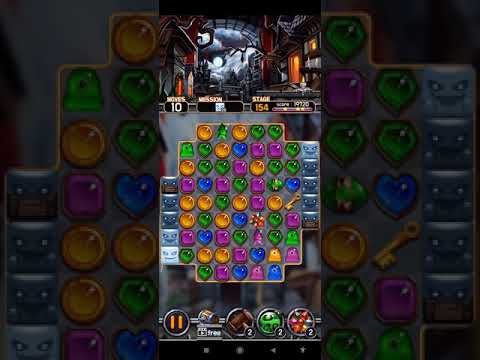 Jewel Vampire Castle 💎 🏰 Level 154 ⭐⭐⭐ 2021 - Match 3 Puzzle no Booster 👑 Android Gameplay ✅