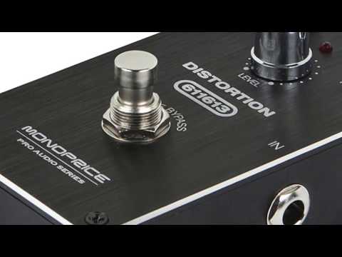 Monoprice Distortion Pedal Pro Audio Series 611613 Black image 8