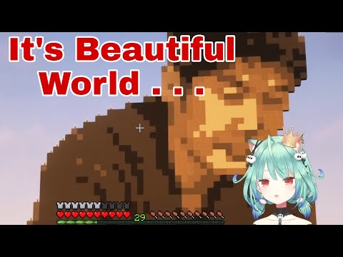 Hololive Cut - Rushia Take Morning Scenic Flight And Then Yagoo | Minecraft [Hololive/Eng Sub]
