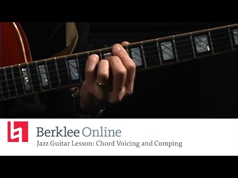 Jazz Guitar Lesson: Chord Voicing and Comping