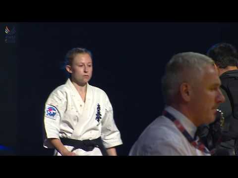 Ustyugova Lyudmila (Kazakhstan) vs Rowlands Hayley Beth (Great Britain) Final Women -50 kg.