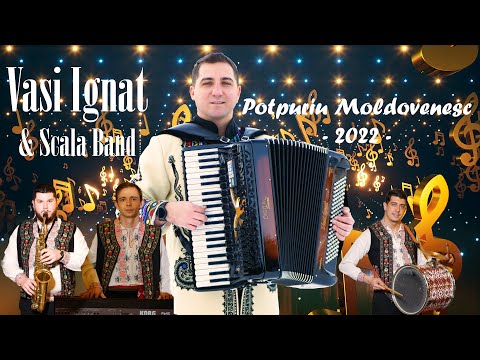 🎼Vasi Ignat & Scala Band - Potpuriu Moldovenesc - Acordeon🎼