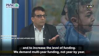 PLO official demanding funding of UNRWA