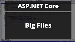 Uploading Big Files in ASP.NET Core