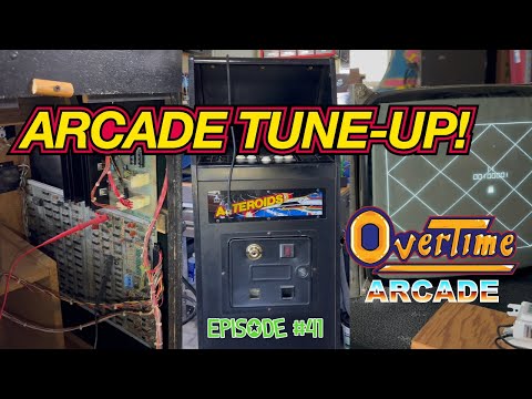 Let’s TUNE-UP an arcade machine! Original 1980s Atari Asteroids cabaret joins home arcade collection