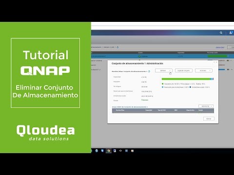 Cómo eliminar un conjunto de almacenamiento en QNAP - TUTORIAL