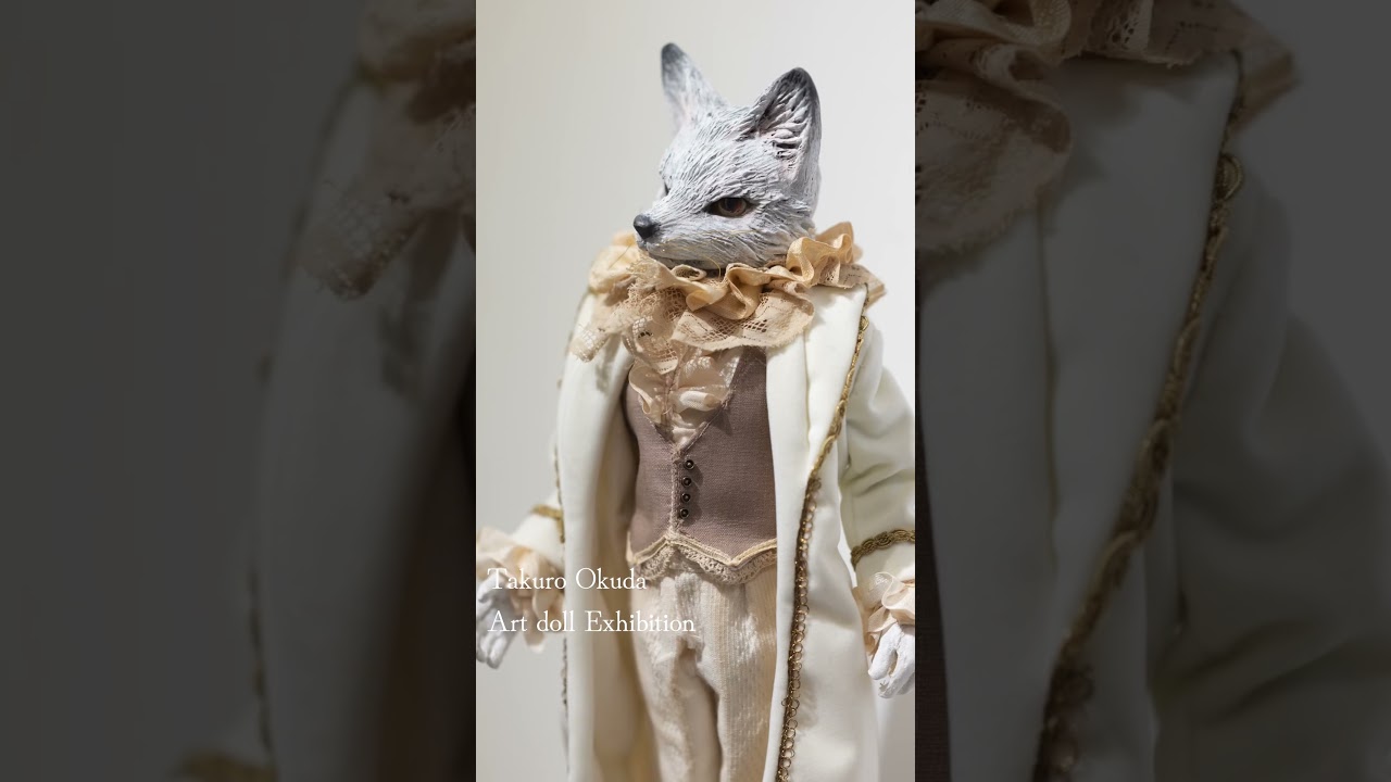 結晶を纏った動物たちの人形とオブジェ#球体関節人形 #artdoll # #fairy