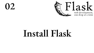 02.   Install  Python Flask -  Learn Programming