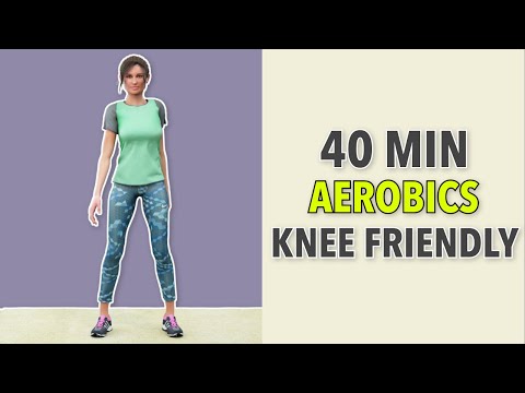 40 Min Fat Burning Aerobics – Knee Friendly Exercise