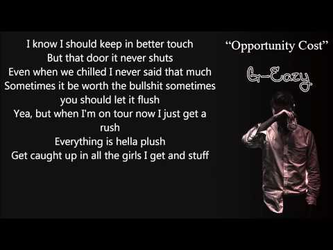 download lagu mp3 mp4 G Eazy Opportunity Cost Lyrics, download lagu G Eazy Opportunity Cost Lyrics gratis, unduh video klip G Eazy Opportunity Cost Lyrics