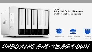 TerraMaster F5-221 5-Bay NAS Unboxing - First Impressions - Teardown