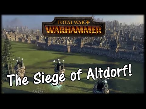 Total War WARHAMMER - Siege of Altdorf Gameplay - Are Sieges becoming Linear?!