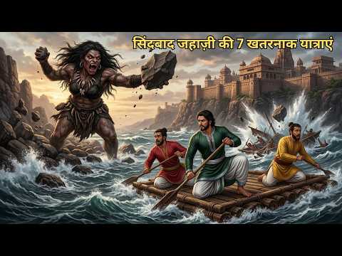 सिंदबाद जहाज़ी की 7 खतरनाक यात्राएं | Sindbad Jahaazi Ki Poori Kahani | अरेबियन नाइट्स हिंदी