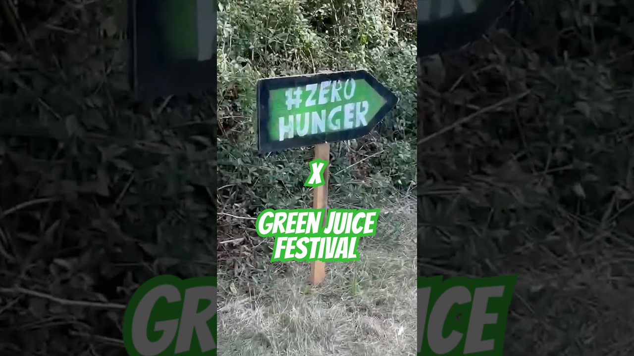 ÄHRENLEUTE für #ZeroHunger beim #GreenJuice Festival 2025 💚