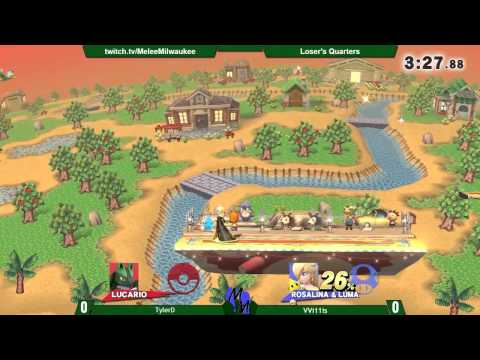 Construct 25 - TylerD (Lucario) vs VVi11is (Rosalina) - Loser's Quarters